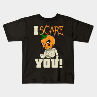 Halloween - I Scare You with Eddie the spooky Skeleton Kids T-Shirt